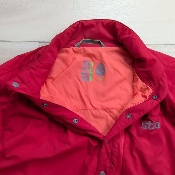 Stio Alpha Alpine Insulated Pullover Jacket Mens XL Red Polartec Nylon - Picture 4 of 16
